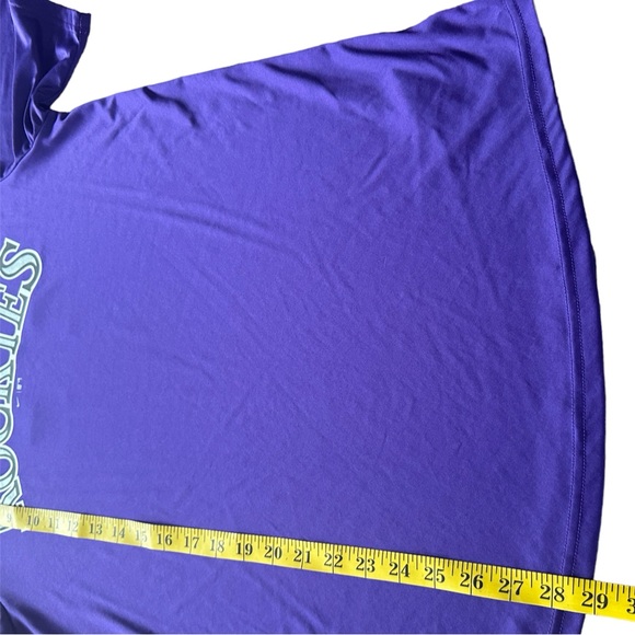 Nike Team MLB Colorado Rockies dark purple men’s jersey number 14 size small - Picture 6 of 10